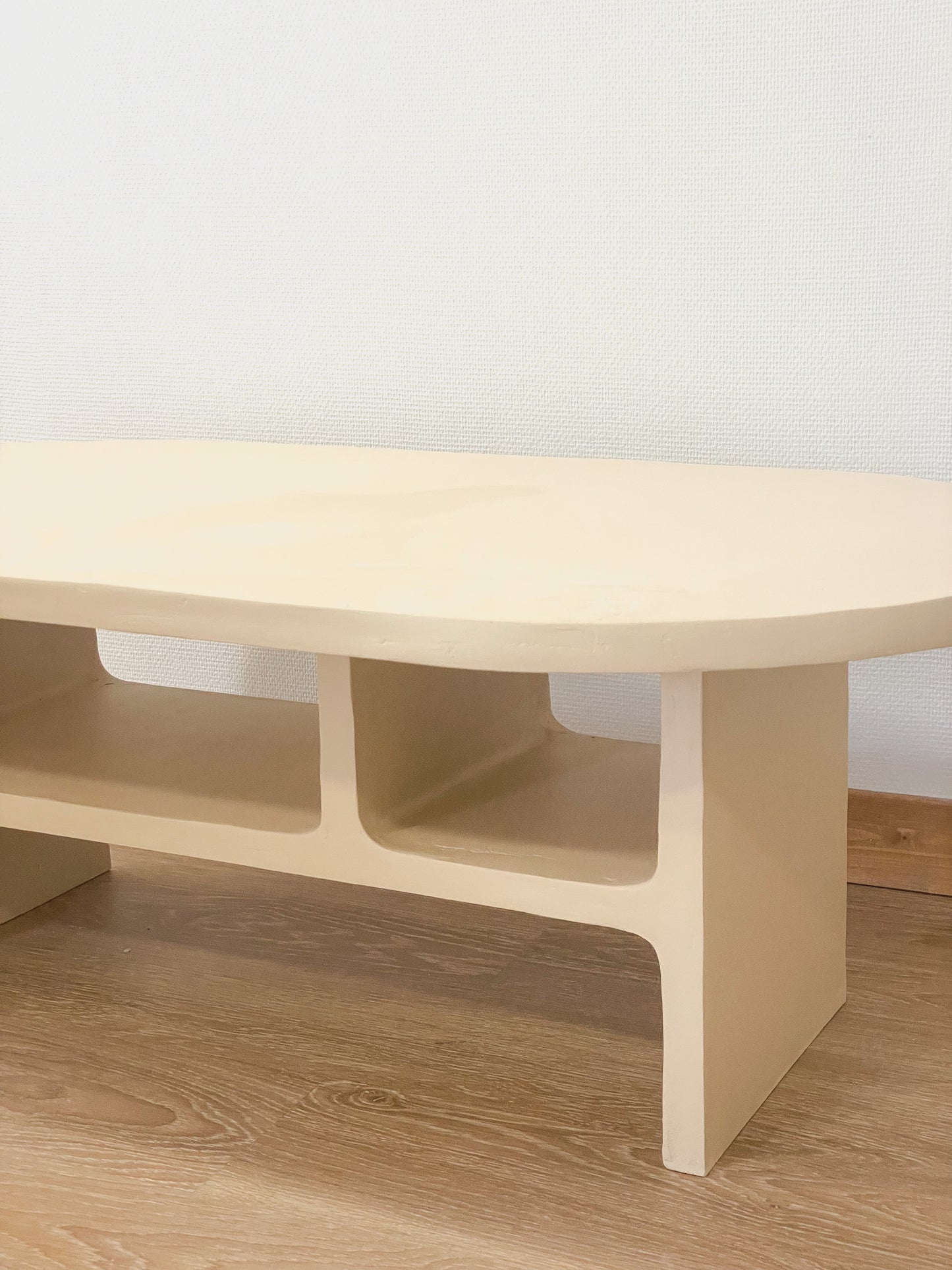 Table basse en béton Nali - Ovale - Longueur 100 ou 120 cm