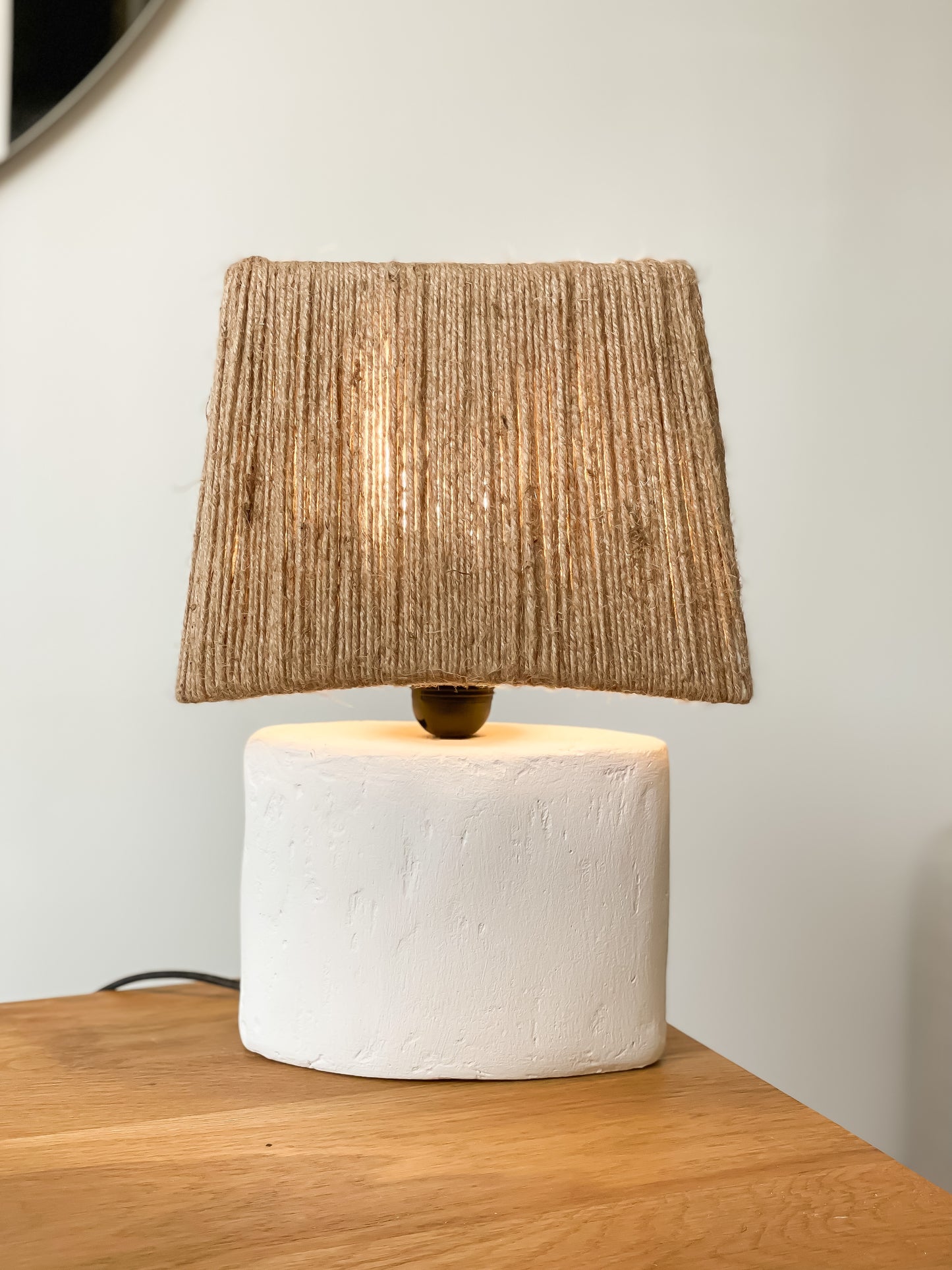 Lampe Casba en béton - Hauteur 36 cm