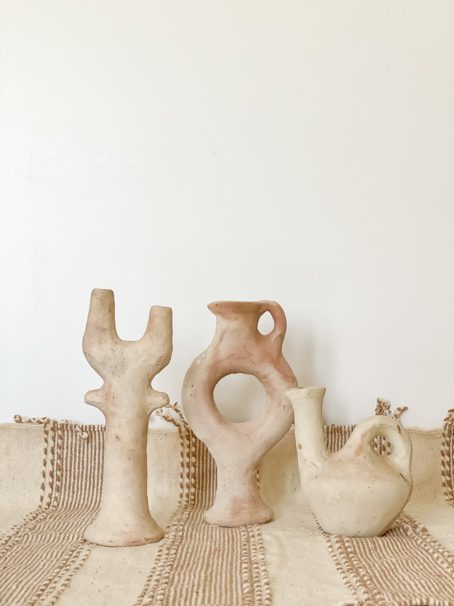 Vase en sable du Sahara - Hauteur 43 cm - Tamgroute n°4